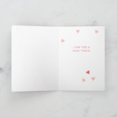 Like A Hole Punch Valentine Card ノートカード (内部)