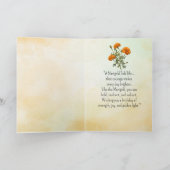 Like a Marigold Your Birthday Personalities  カード (内部)