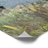 LIKE A SEURAT PAINTING Riverside Park NYC ポスター (角)