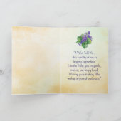 Like a Violet Your Birthday Personalities カード (内部)