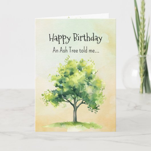 Like an Ash Tree Spirit  Birthday Personalities  カード (正面)