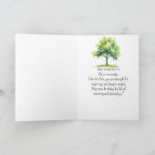 Like an Ash Tree Spirit  Birthday Personalities  カード (内部)