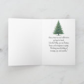 Like an Holly Tree Spirit Birthday Personalities カード (内部)