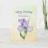 Like an Iris Your Birthday Personalities  カード (正面)