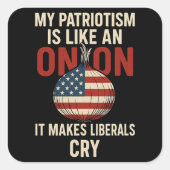 Like An Onion Sticker スクエアシール (正面)