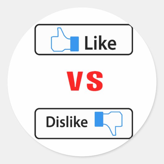 Like and wrie – ステッカー (正面)