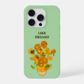 Like Dreams Van Gogh Sunflower Phone Case iPhoneケース (裏面)