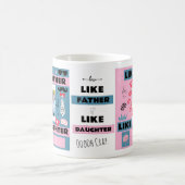 Like Father Like Daughter, Oh Crap Funny Photo  コーヒーマグカップ (中央)