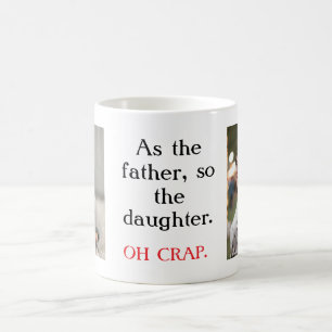 Like Father Like Daughter/Son Photo コーヒーマグカップ