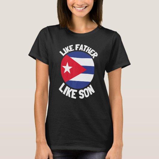 Like Father Like Son伝統起源父の日 Tシャツ (正面)