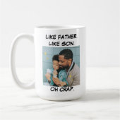 Like Father Like Son Photo コーヒーマグカップ (左)