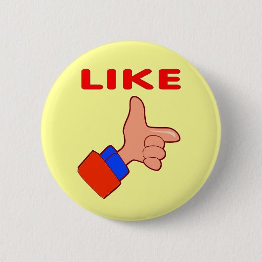 Like Finger、ボタン 缶バッジ (正面)