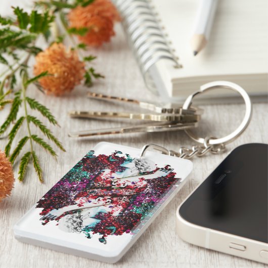 Like Flowering Flowers キーホルダー (正面右)
