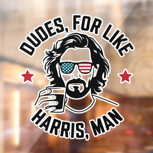 Like Harris Man White Dudes For Harris ウィンドウサイン (シート2)
