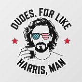 Like Harris Man White Dudes For Harris ウィンドウサイン (シート)