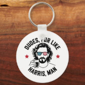 Like Harris Man White Dudes For Harris キーホルダー (正面)
