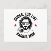 Like Harris Man White Dudes For Harris ポストカード (正面)