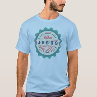 Like Jesus Blue Tシャツ