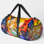 Like Me - Fractal Universe Large ダッフルバッグ (右コーナー)