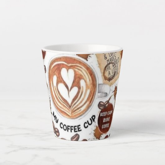  like my coffee cup カフェラテマグ (正面)