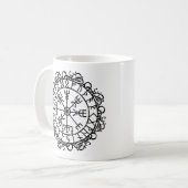Like Rune Compass Mag コーヒーマグカップ (正面左)