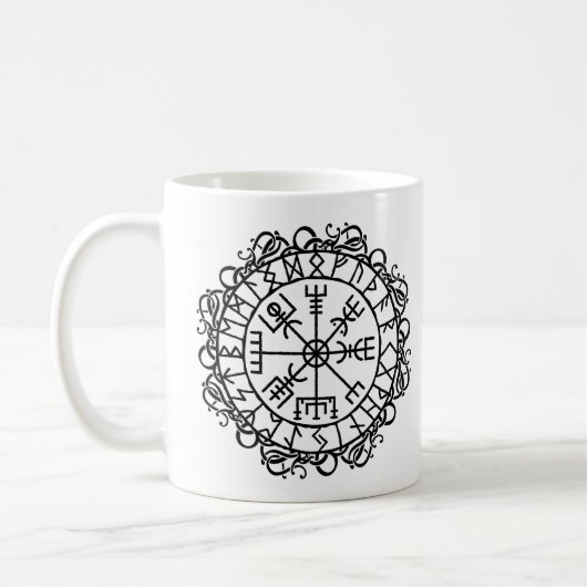 Like Rune Compass Mag コーヒーマグカップ (左)