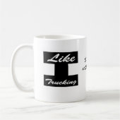 Like Trucking！ロゴ付きコーヒーマグ コーヒーマグカップ (左)