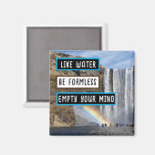 Like Water Be Formless冷蔵庫磁石 マグネット (正面/裏面)