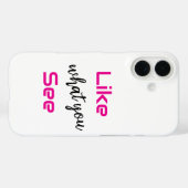 "Like what you see" iPhone 16 ケース Case-Mate iPhoneケース (裏面 (横))