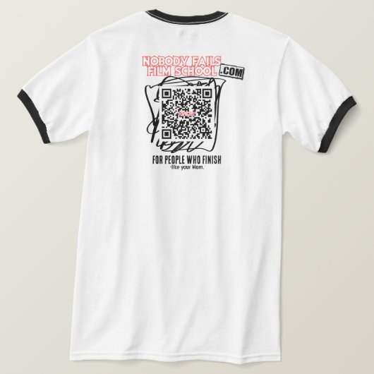 Like Your Mom | NFFS Filmmaker | Slate Design Tシャツ (デザイン裏面)