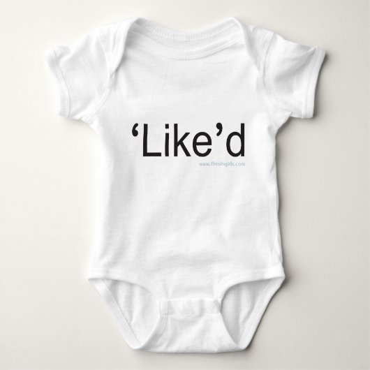 Like'd ベビーボディスーツ (正面)