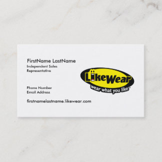 LikeWearの名刺 名刺