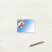 Lilのてんとう虫の虹はポスト・イットのブロックを主演します ポストイット (デスク上)