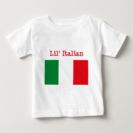 Lilのイタリア人のTシャツ ベビーTシャツ (正面)