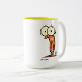 Lilのウジのマグ- 15のoz ツートーンマグカップ (正面右)