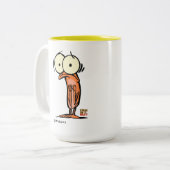 Lilのウジのマグ- 15のoz ツートーンマグカップ (正面左)