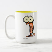 Lilのウジのマグ- 15のoz ツートーンマグカップ (左)