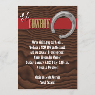 Lilのカウボーイ 案内状