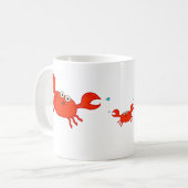 Li'lのカニのマグ コーヒーマグカップ (正面左)