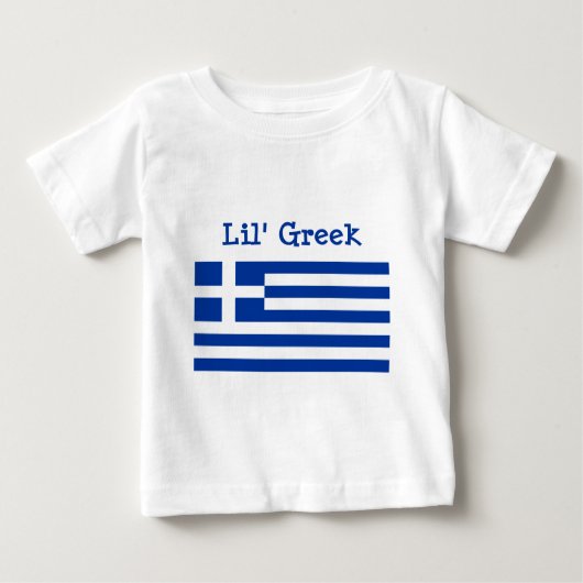 Lilのギリシャ人のTシャツ ベビーTシャツ (正面)