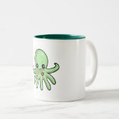 Lilのタコのマグv.2 ツートーンマグカップ (正面右)