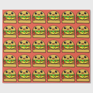 Lilのチーズバーガー ラッピングペーパー
