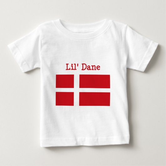 Lilのデンマーク人のTシャツ ベビーTシャツ (正面)
