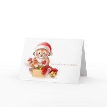 lilのトラのクリスマスカード2010年