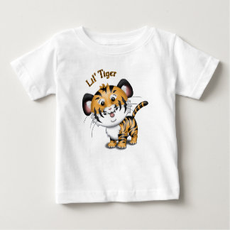 Lilのトラのベビーのティー ベビーTシャツ