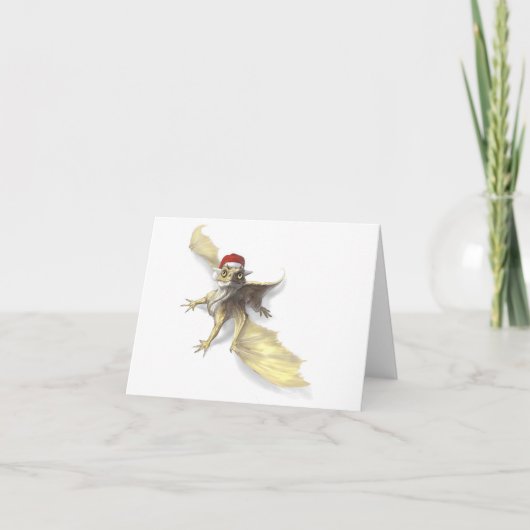 Lilのドラゴンのクリスマスカード シーズンカード (正面)