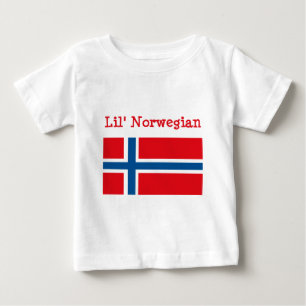 Lilのノルウェー人のTシャツ ベビーTシャツ