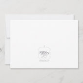 Lilのバレリーナの招待状 招待状 (裏面)