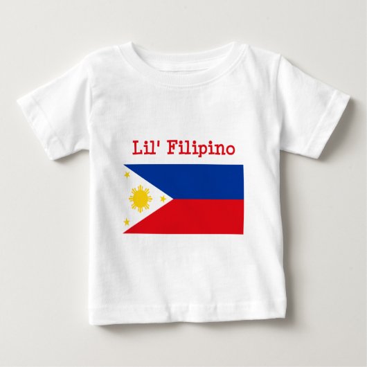 Lilのフィリピン人のTシャツ ベビーTシャツ (正面)