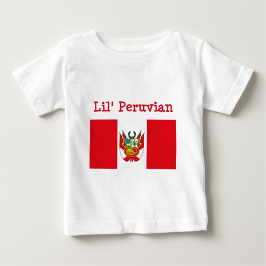 LilのペルーのTシャツ ベビーTシャツ (正面)